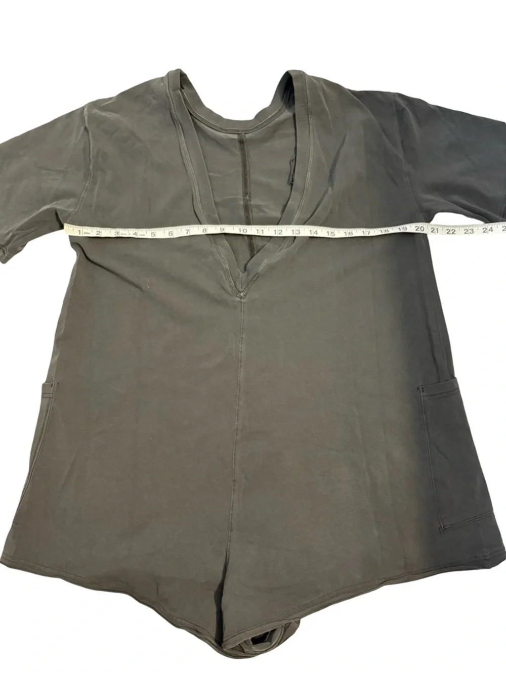 Free People MOVEMENT NWOT Hot Shot Tee Romper Short Size XS Oversized Cozy - Picture 8 of 13